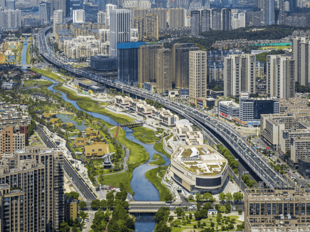 赢博体育生态文雅树模创修类型案例（54）——雨花区圭塘河道域(图3)