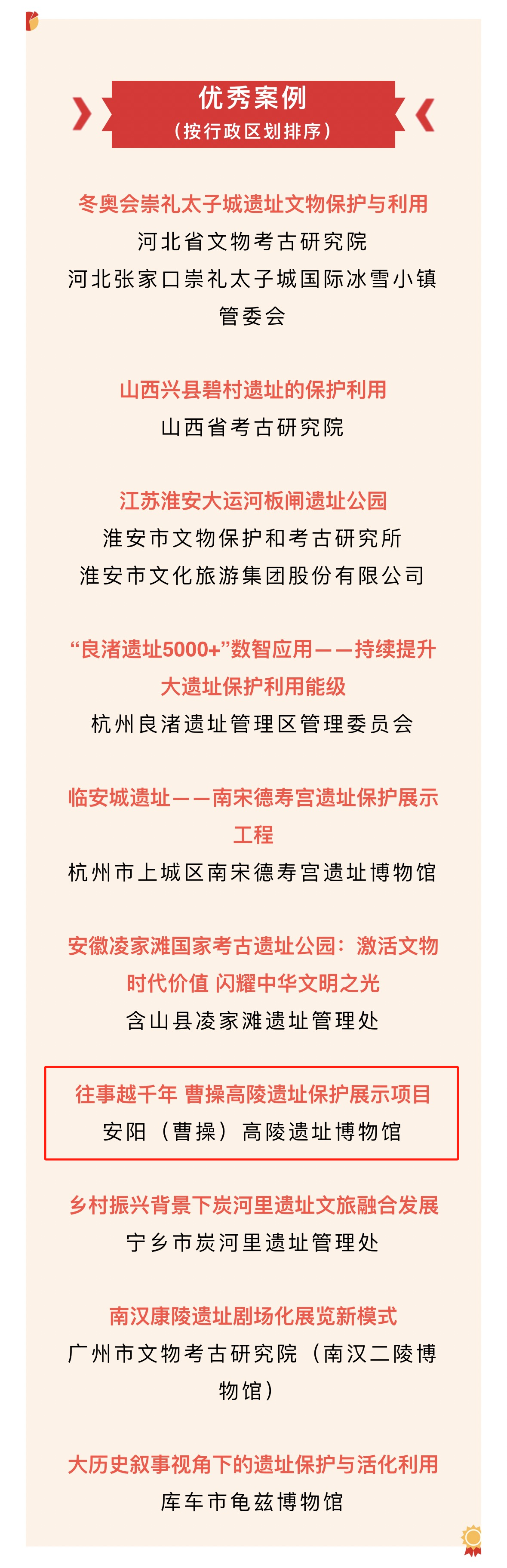 赢博体育河南三项入选！寰宇考古遗址珍爱展现十佳案例和良好案例揭晓(图2)